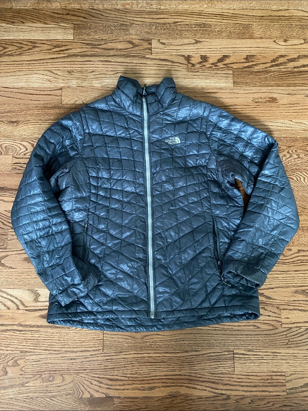 The North Face Women’s Slate Gray Thermaball Puffer